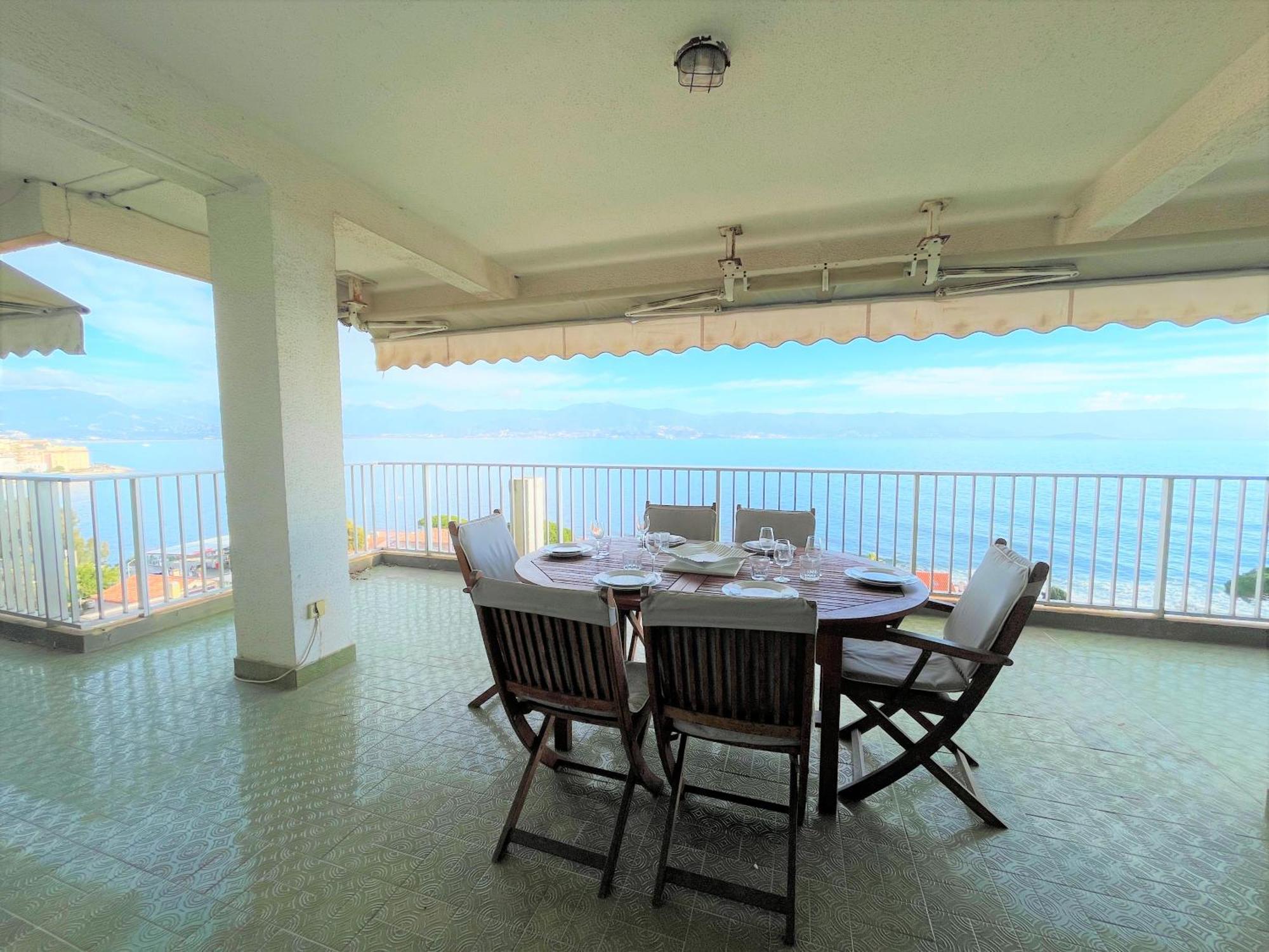 Appartement Vue Mer Carmino Ajaccio Ajaccio  Esterno foto