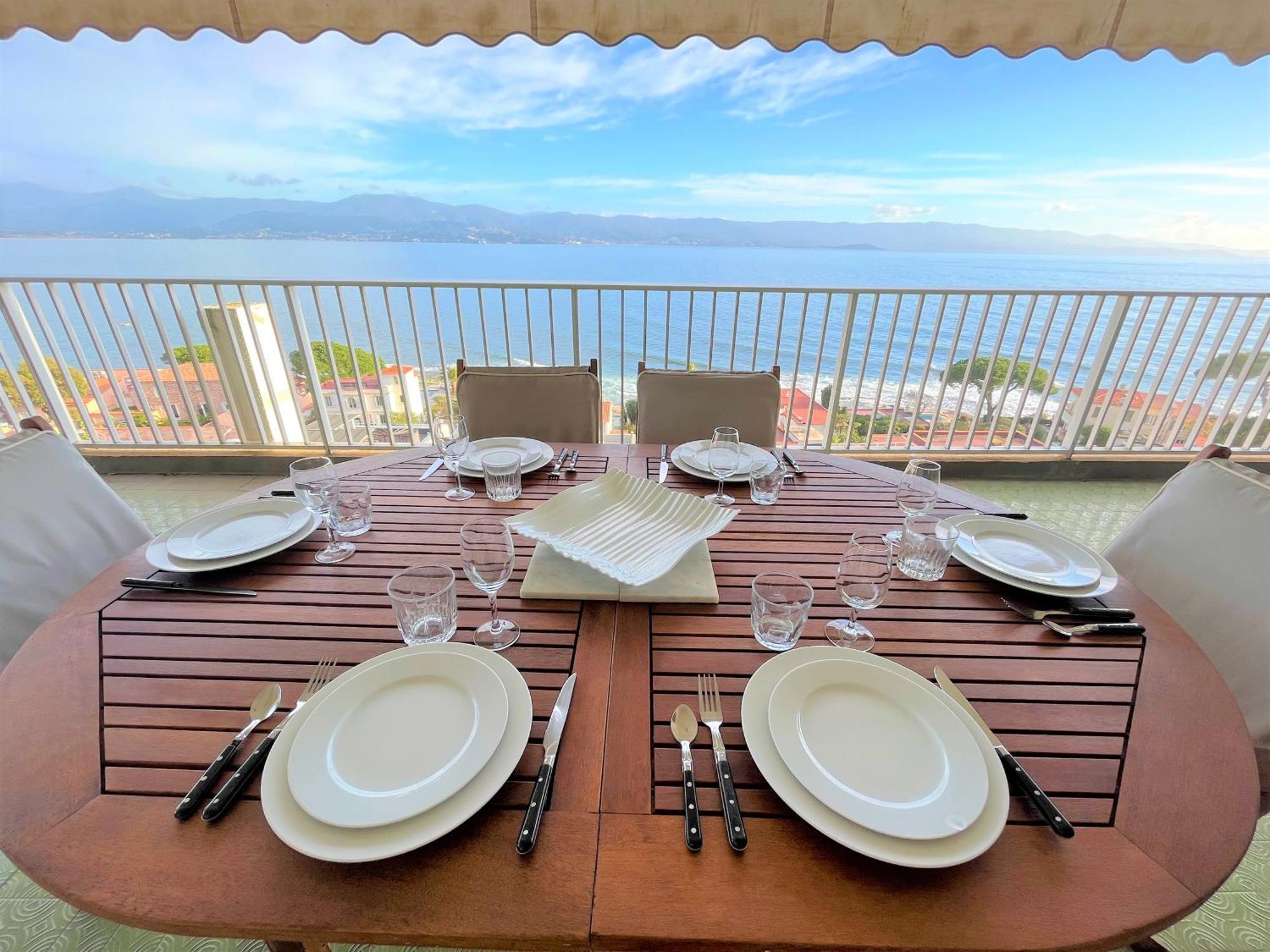 Appartement Vue Mer Carmino Ajaccio Ajaccio  Esterno foto